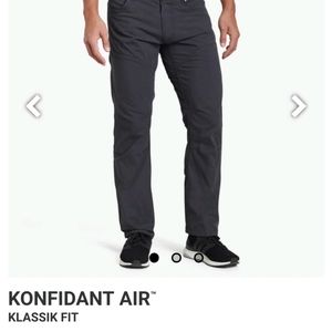 Kuhl Ink Black Men's Konfidant Air Pants, 34×32